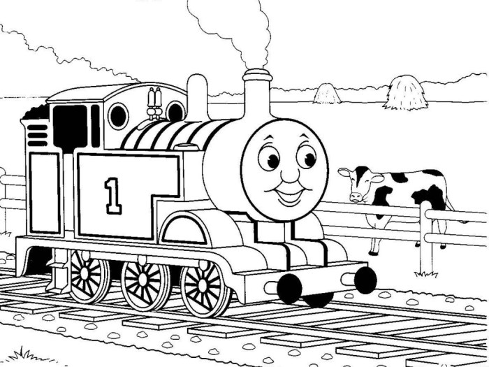 Thomas the train coloring book