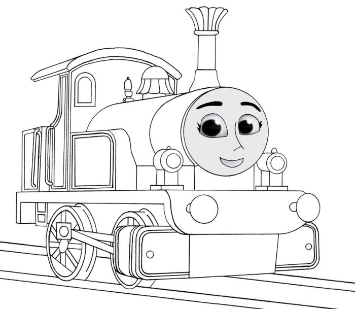 Thomas the train coloring book