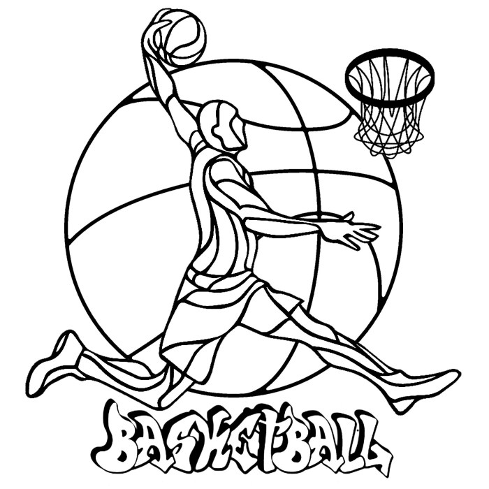 Coloring book pages sports