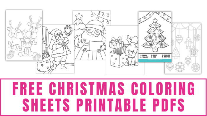 Free printable christmas coloring book