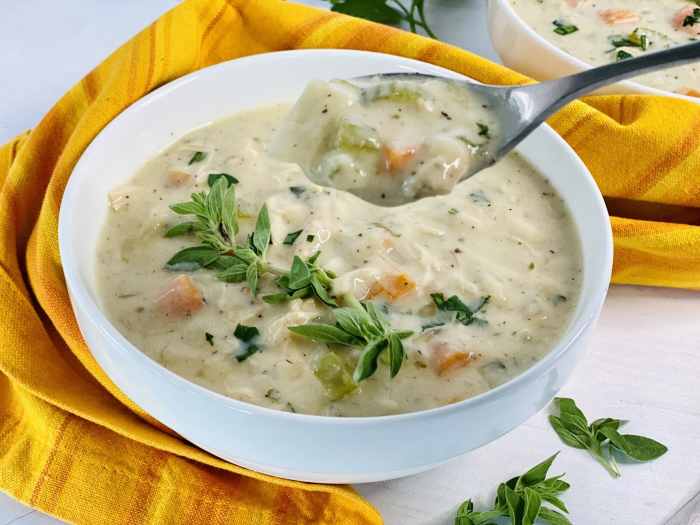 Chicken creamy soup recipes easy