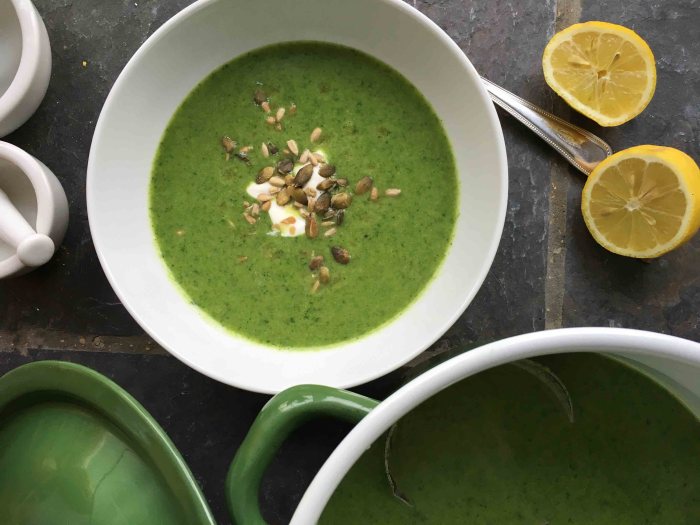 Candover house greens soup recipe