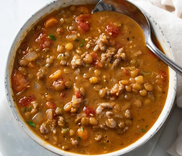 Carrabas lentil soup recipe