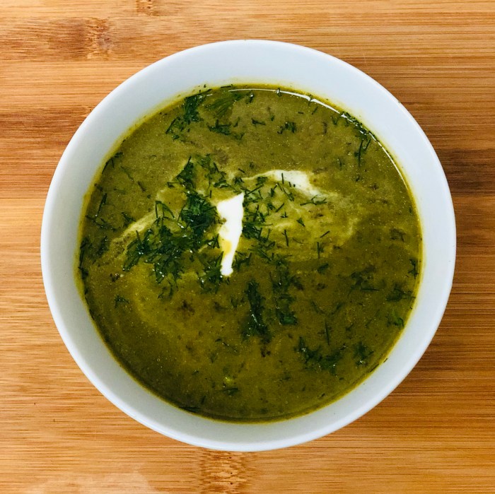 Candover house greens soup recipe