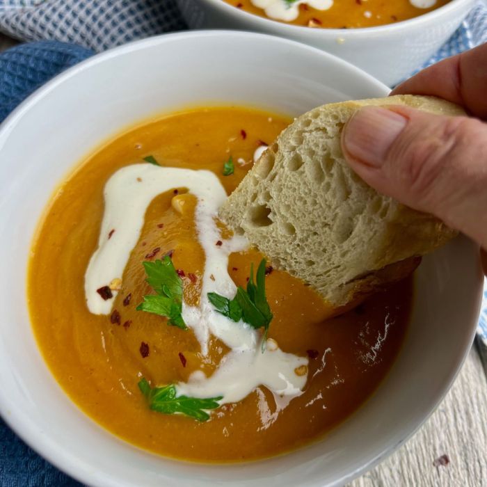 Butternut squash soup recipe with cream cheese