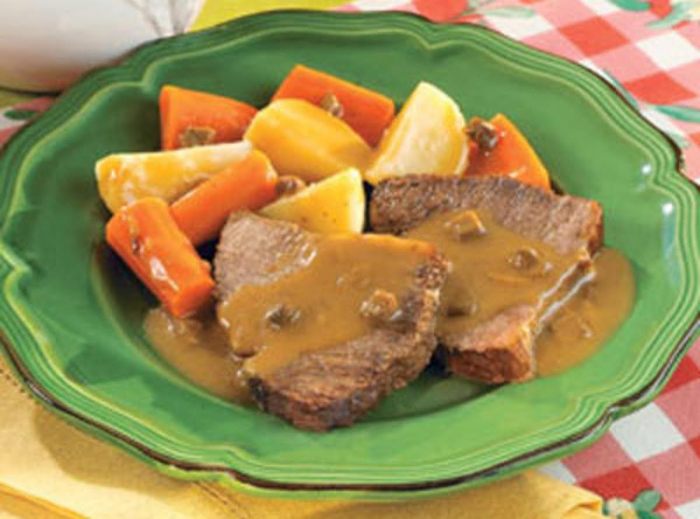 Campbell soup pot roast recipe