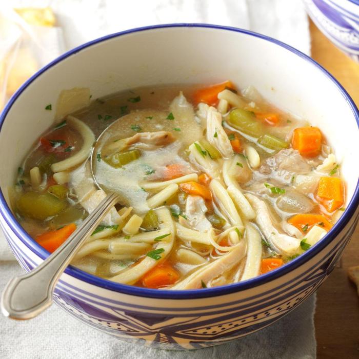 Chicken bone soup recipe