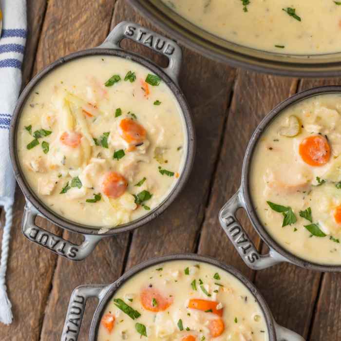 Chicken creamy soup recipes easy