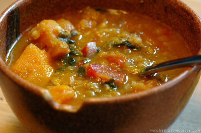 Buttercup squash soup recipe